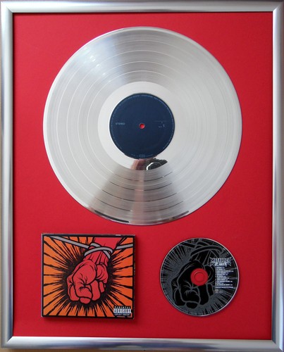 Metallica anger gerahmte cd - gerahmte,