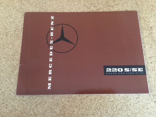 Mercedes benz prospekt 220 - prospekt, "
