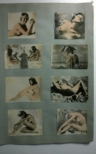 Vintage akt fotokunst - vintage,