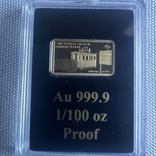 Goldbarren, Gedenkstätte