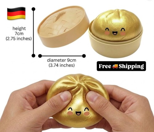 Dumpling squishy stress toy - squishy,