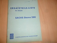 Sachs Stamo 280 Ersatzteil-Liste - Part List Stationär Motor