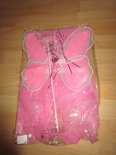 Karneval Baby Fotoshooting Flügel Rock Zauberstab Rosa 74 80 86 92 98 Kleinkind