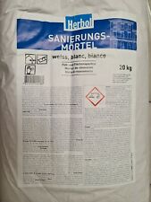 Herbol Sanierungsmörtel Füll- u. Flächenspachtel 20 kg Wandspachtel weiss 