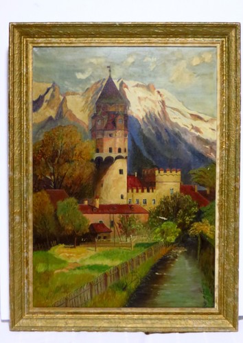 ölgemälde auf leiwand hall - Ölgemälde,
