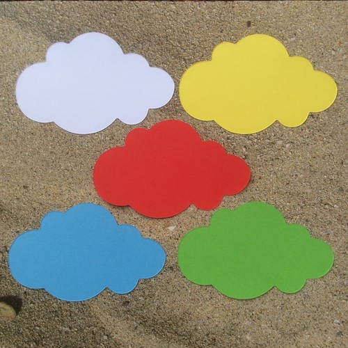 Moderationskarten wolke - moderationskarten,