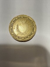 20 Cent Münze von Malta 2008 F Im Stern Seltenn Original