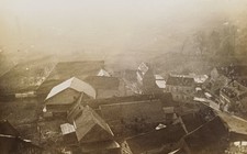Leipzig historische Luftaufnahme Luftbild Foto in Sepia