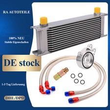 Universal Zusatz Ölkühler Set Kit 13 Reihen inkl. Anschluss-Set Für BMW AUDI VW