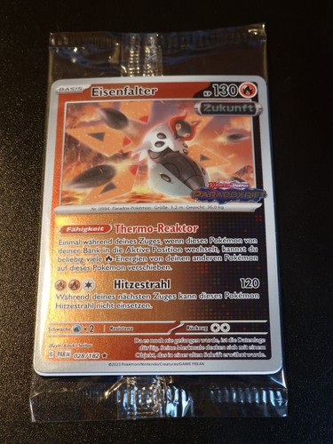 Pokemon karte tcg eisenfalter - pokemon,