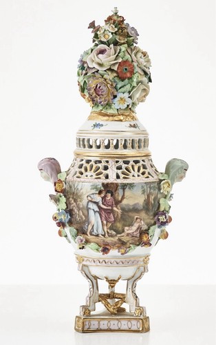 Prunkvase carl thieme dresden - carl,