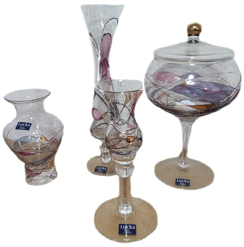 Set lucka glas vasen - set,