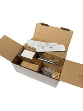 ECO Langschild-Wechselgarnitur ES1 Edelstahl matt – Sicherheitsgarnitur für Haus