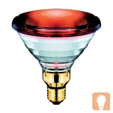 Philips Infraphil PAR38 150W E27 Infrarot Spot Glühbirne Reflektor Wärmelampe 