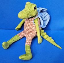IKEA FABLER KROKODIL MIT RUCKSACK STOFFTIER PLÜSCHTIER 60 CM GRÜN CROCODILE