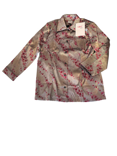 Print jeansjacke damen mit - jeansjacke,
