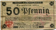 50 PFENNIG 1918 Stadt KEMPEN