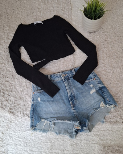 Bershka damen crop top - bershka, crop-top