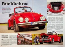 Oldtimer Praxis 2965) VW Käfer 1303 Cabrio mit 125PS Restaurierung - ein interes