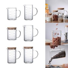 Messbecher aus Milchglas mit