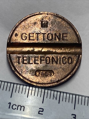 Italien telefonmünze vintage - telefonmünze,