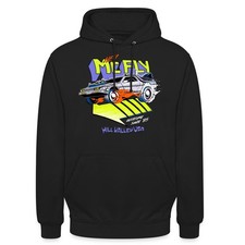 Zurück In Die Zukunft Hey McFly Delorean Unisex Hoodie