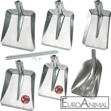 Aluschaufel Aluminium Getreide Futter Schneeschaufel Stahlkante 2/2,5mm o. Stiel