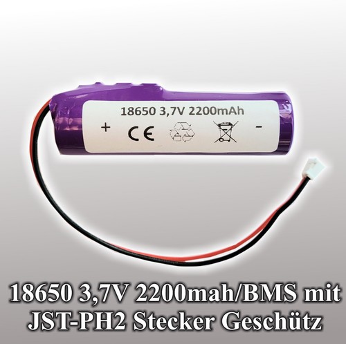 1s1p akku pack 2200 - 3,7, mah