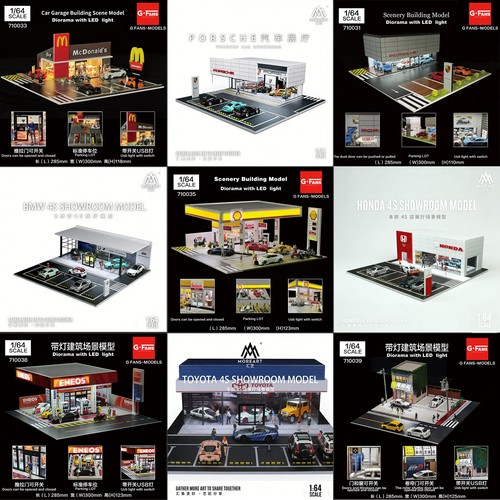 Diorama garage modell - garage,