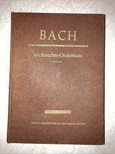 Bach Weihnachtsoratorium Studien-Partitur  DVfM 1975 Blankenburg Dürr