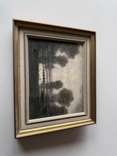 ölbild mit rahmen See 