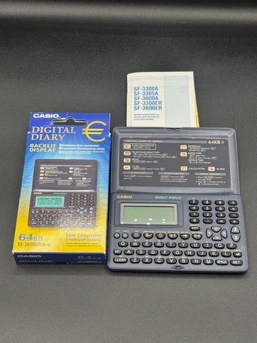 Casio 3600er digital - casio, diary