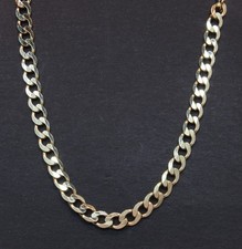 9 Karat Gelbgold massive Panzerkette 20 Zoll 7,7 gm (80,25,767)