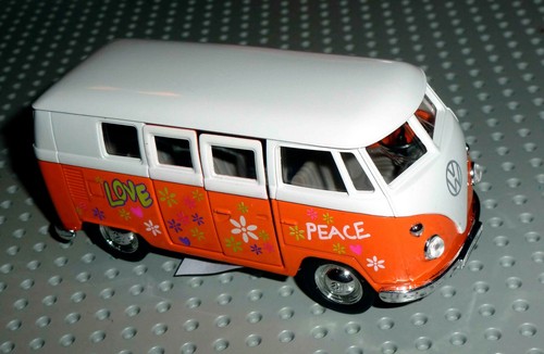 Welly bus orange - vw, t1
