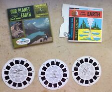 VIEW MASTER  3 Scheiben OUR PLANET EARTH GEOLOGY    (B675)