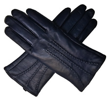 Damen Premium Qualität Echt Super Weich Leder Handschuhe Voll Gefüttert Warm