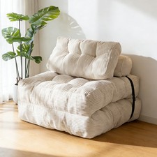 Faltbares schlafsofa kordstoff - faltbares,
