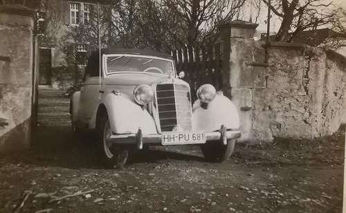 Vintage foto mercedes benz - foto, 170