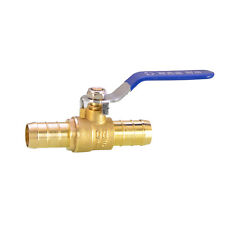 Kugelhahn Absperrhahn Messing mit Schlauchtüllen Öl Gas Wasserhahn Absperrventil