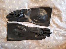 Heavy Duty Industriell Gummihandschuhe Gummi Handschuhe Rubber Gloves 36cm Large