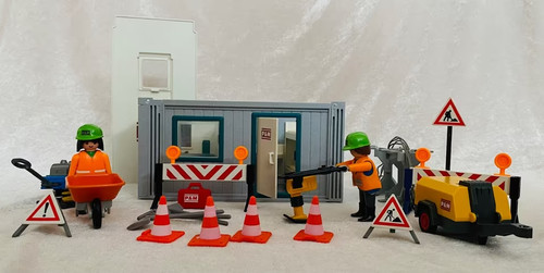 Playmobil container passt - container,