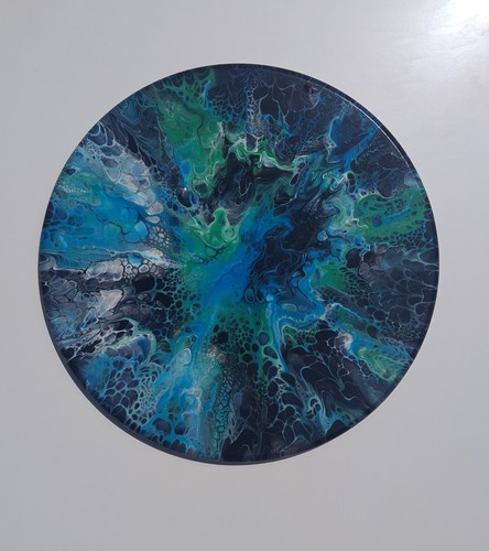 Handarbeit gemälde fluid art - handarbeit,