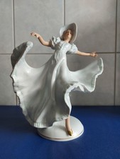 Wallendorf-Porzellan Figur-Tänzerin-Donauwellen -Mod 1940