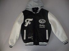 ZARA Herren Jacke mit Kapuze und Patches, Gr. S