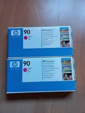 2x HP 90 Magenta Designjet Tintenpatrone 225ml Plotter (MHD!!!)