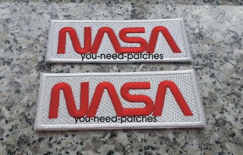 Nasa worm patch - nasa, logo