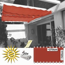 Sonnensegel terracotta ca