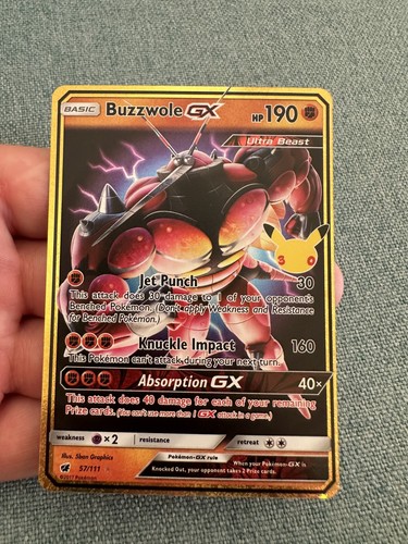 Pokemon buzzwole 111 - pokemon, gx
