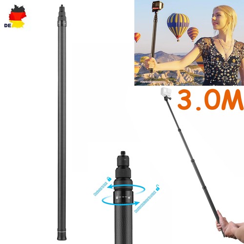 300cm invisible selfie stick - invisible,