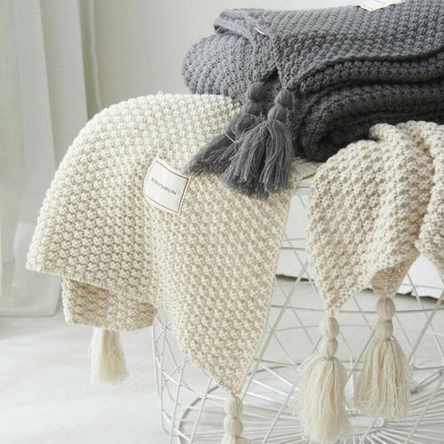 Kuscheldecke strickdecke - kuscheldecke,